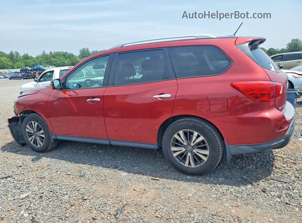5N1DR2MM2HC907872 2017 NISSAN PATHFINDER Maroon Rear left