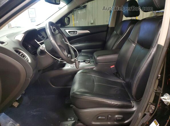 5N1DR2MM2JC607612 2018 NISSAN PATHFINDER Черный Вид салона спереди