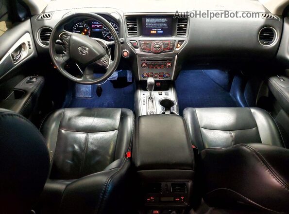 5N1DR2MM2JC607612 2018 NISSAN PATHFINDER Черный Вид панели приборов