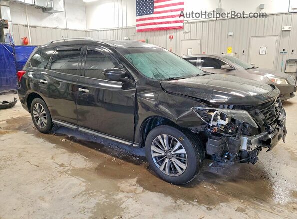 5N1DR2MM2JC607612 2018 NISSAN PATHFINDER Черный Передняя правая четверть