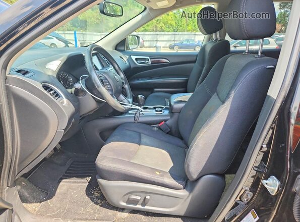5N1DR2MM2JC631554 2018 NISSAN PATHFINDER Black Front interior view