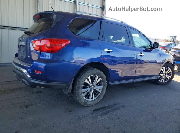 5N1DR2MM2JC632719 2018 NISSAN PATHFINDER Blue Rear right