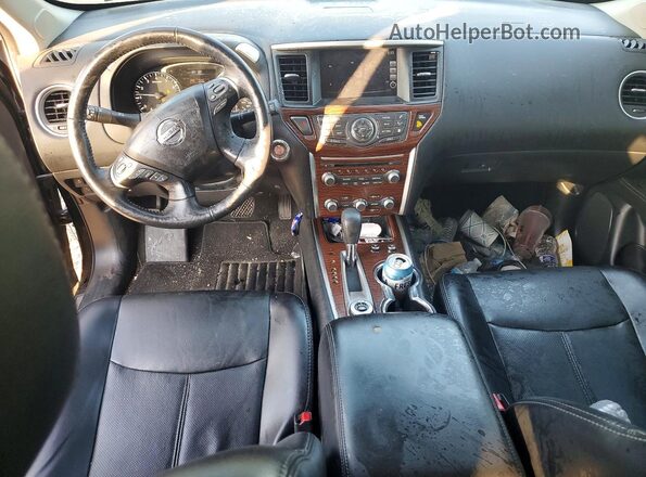 5N1DR2MM2JC651495 2018 NISSAN PATHFINDER Black Առջևի վահանակի տեսք