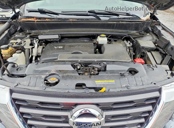 5N1DR2MM2JC677126 2018 NISSAN PATHFINDER Gray ძრავის განყოფილების ხედი