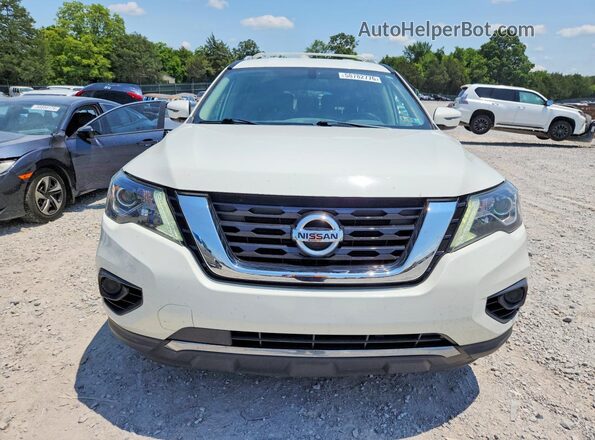 5N1DR2MM2KC606073 2019 NISSAN PATHFINDER White Vista frontal