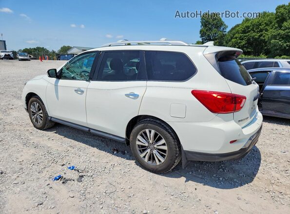 5N1DR2MM2KC606073 2019 NISSAN PATHFINDER White Trasero izquierdo