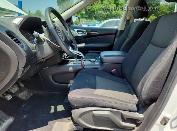 5N1DR2MM2KC606073 2019 NISSAN PATHFINDER White Vista interior delantera