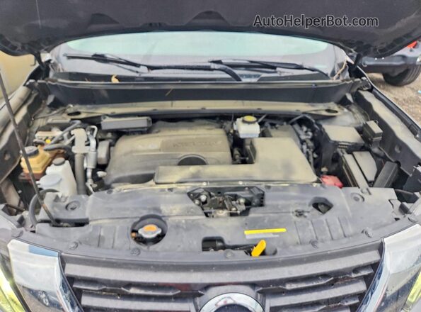 5N1DR2MM2KC650929 2019 NISSAN PATHFINDER Gray Vista del compartimento del motor