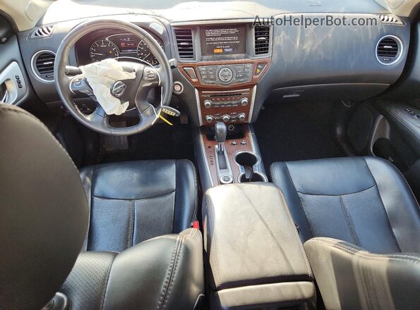 5N1DR2MM3HC633386 2017 NISSAN PATHFINDER Blue წინა პანელის ხედი