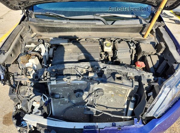 5N1DR2MM3HC633386 2017 NISSAN PATHFINDER Blue ძრავის განყოფილების ხედი