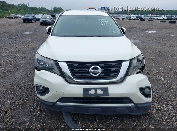 5N1DR2MM3HC681423 2017 NISSAN PATHFINDER White Vista del cuadro de instrumentos