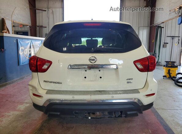 5N1DR2MM3HC693331 2017 NISSAN PATHFINDER White Հետևի տեսք