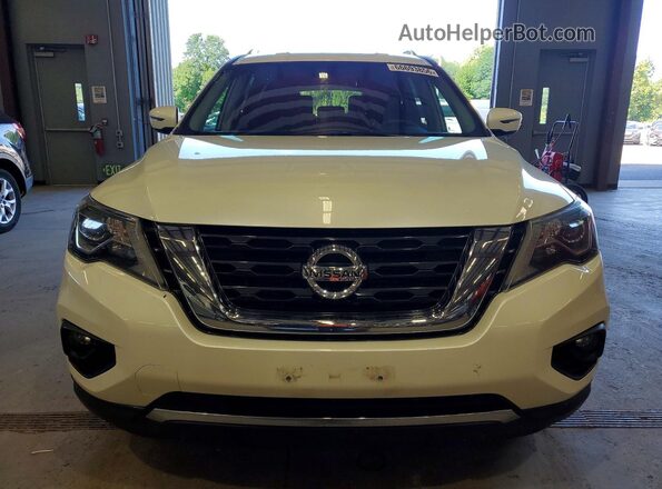 5N1DR2MM3HC901630 2017 NISSAN PATHFINDER Белый Вид панели приборов