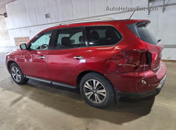 5N1DR2MM3JC609353 2018 NISSAN PATHFINDER Burgundy უკანა მარცხენა