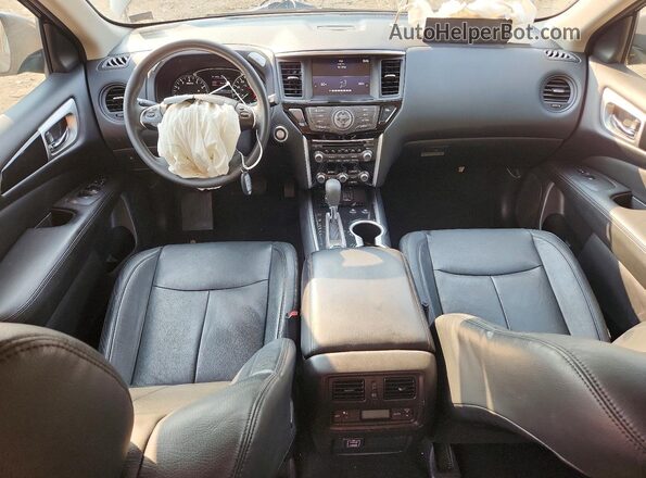 5N1DR2MM3JC615573 2018 NISSAN PATHFINDER Black Вид панелі приладів