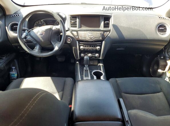 5N1DR2MM3JC636021 2018 NISSAN PATHFINDER Blue Dashboard view
