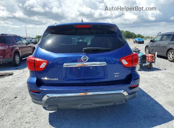 5N1DR2MM3JC636021 2018 NISSAN PATHFINDER Blue Rear view