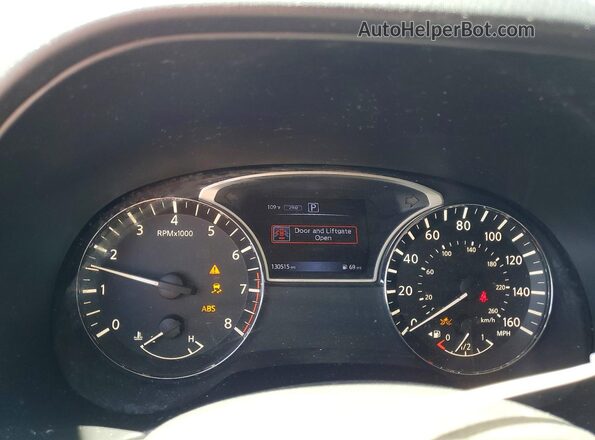 5N1DR2MM3JC636021 2018 NISSAN PATHFINDER Blue Instrument cluster view