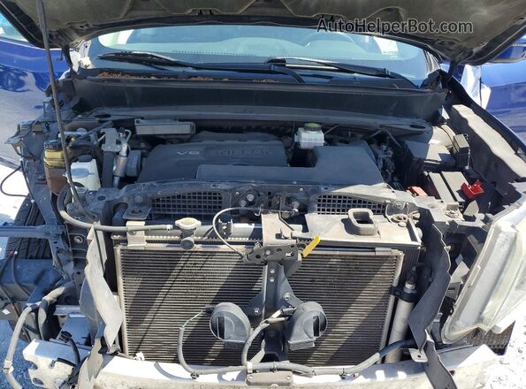 5N1DR2MM3JC636021 2018 NISSAN PATHFINDER Blue Engine compartment view