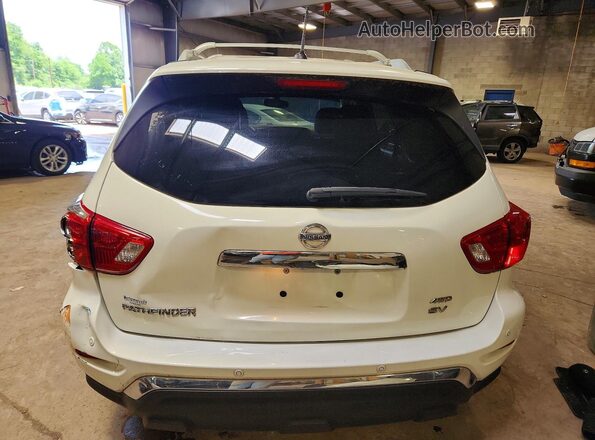 5N1DR2MM3JC678379 2018 NISSAN PATHFINDER White უკანა ხედი