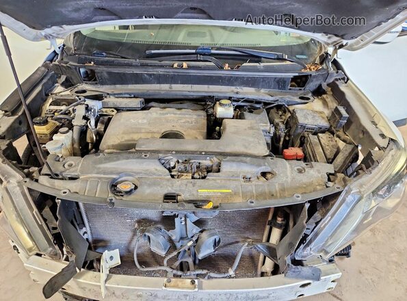 5N1DR2MM3JC678379 2018 NISSAN PATHFINDER White ძრავის განყოფილების ხედი