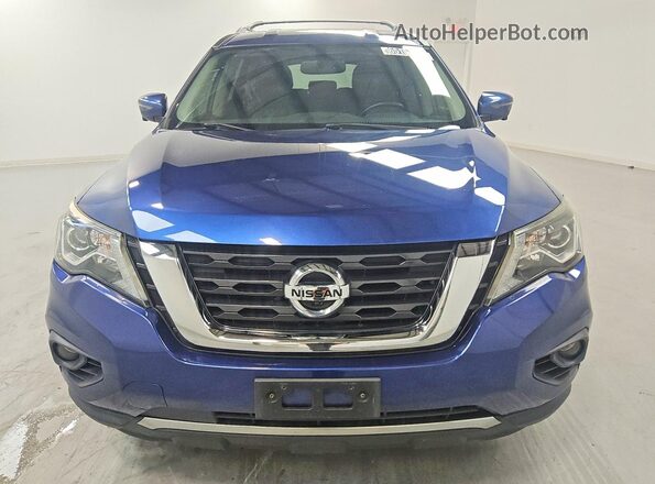 5N1DR2MM3KC588313 2019 NISSAN PATHFINDER Blue Вид спереду