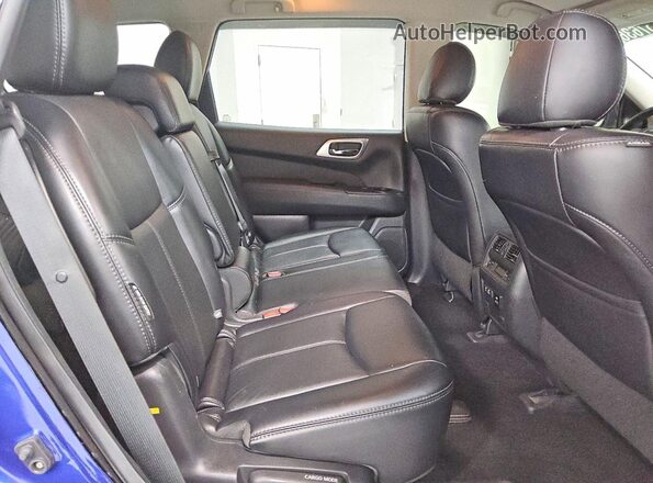 5N1DR2MM3KC588313 2019 NISSAN PATHFINDER Blue Вид задньої частини салону