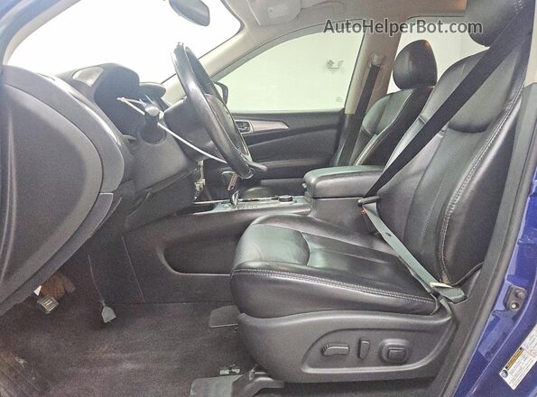 5N1DR2MM3KC588313 2019 NISSAN PATHFINDER Blue Вид салону спереду
