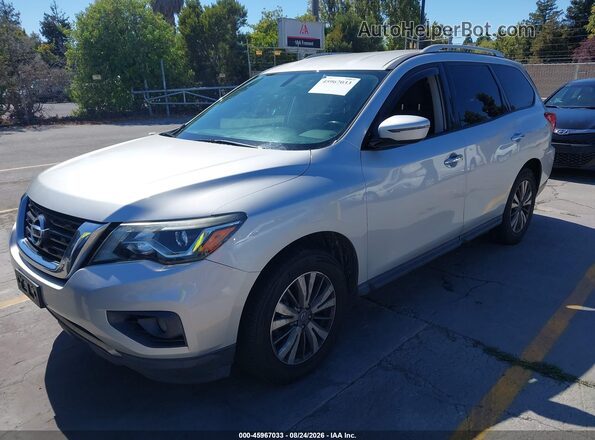 5N1DR2MM3KC617583 2019 NISSAN PATHFINDER Silver Առջևի ձախ երեք քառորդ տեսարան