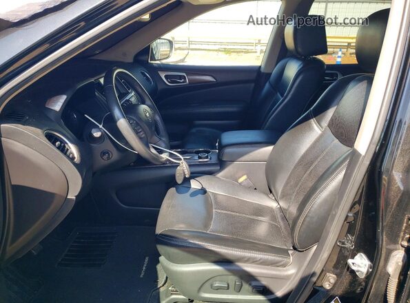 5N1DR2MM4HC619142 2017 NISSAN PATHFINDER Черный Вид салона спереди