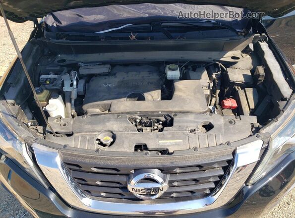 5N1DR2MM4HC619142 2017 NISSAN PATHFINDER Черный Вид подкапотного пространства