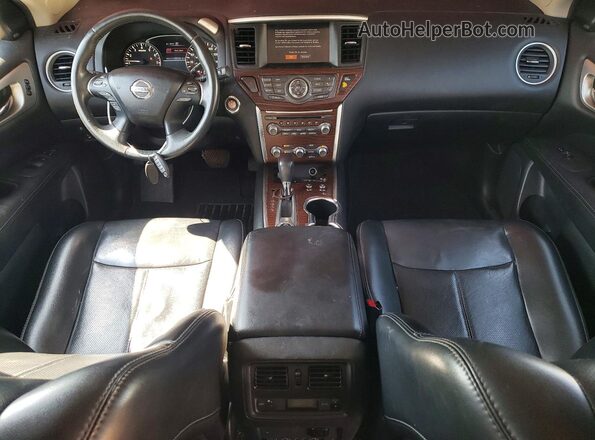 5N1DR2MM4HC619142 2017 NISSAN PATHFINDER Черный Вид панели приборов