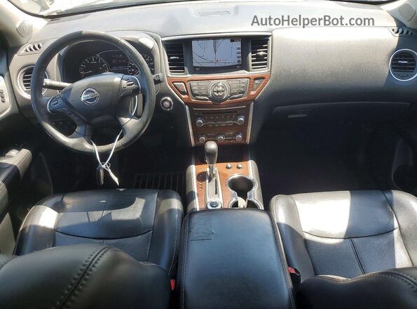 5N1DR2MM4HC620338 2017 NISSAN PATHFINDER Black Вид панелі приладів