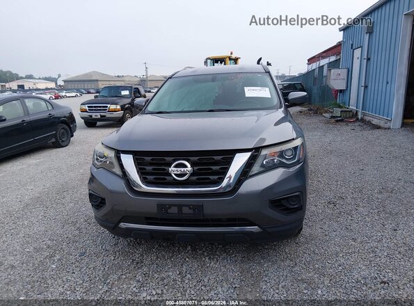 5N1DR2MM4HC665604 2017 NISSAN PATHFINDER Gray Instrument cluster view