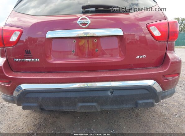 5N1DR2MM4HC693872 2017 NISSAN PATHFINDER Красный Вид спереди