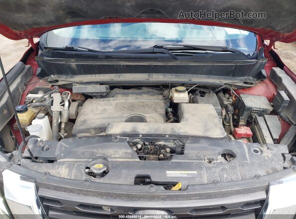 5N1DR2MM4HC693872 2017 NISSAN PATHFINDER Красный Вид сзади