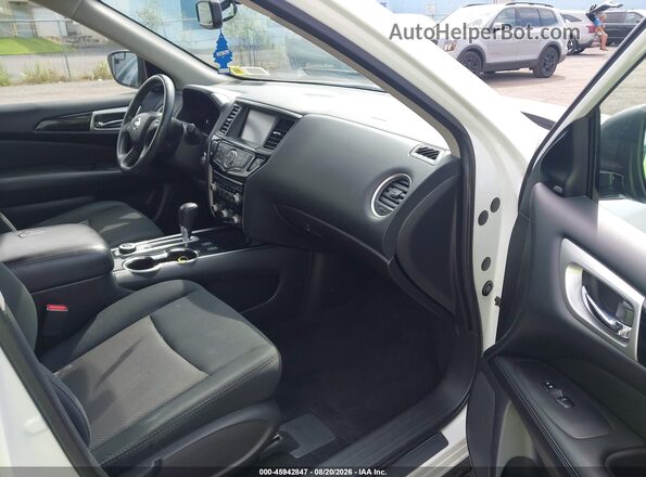 5N1DR2MM4JC606431 2018 NISSAN PATHFINDER Белый Вид салона спереди