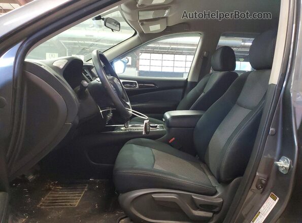 5N1DR2MM4JC674325 2018 NISSAN PATHFINDER Gray წინა სალონის ხედი
