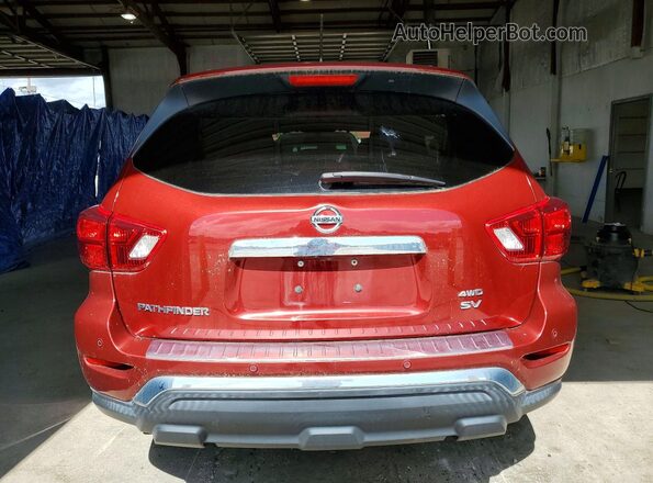 5N1DR2MM5HC626861 2017 NISSAN PATHFINDER Red უკანა ხედი