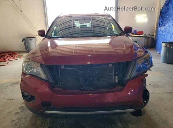 5N1DR2MM5HC626861 2017 NISSAN PATHFINDER Red წინა ხედი