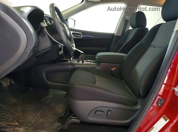 5N1DR2MM5HC626861 2017 NISSAN PATHFINDER Red წინა სალონის ხედი