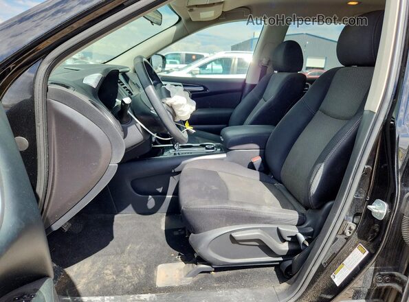 5N1DR2MM5HC668687 2017 NISSAN PATHFINDER Black Widok wnętrza z przodu