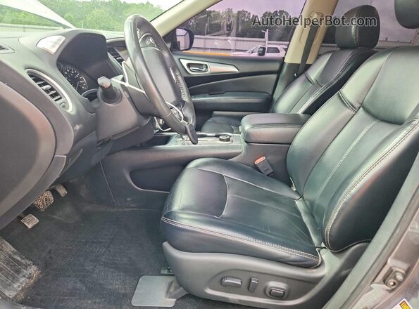 5N1DR2MM5HC686686 2017 NISSAN PATHFINDER Gray წინა სალონის ხედი