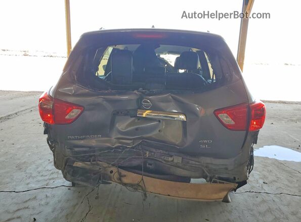 5N1DR2MM5JC607846 2018 NISSAN PATHFINDER Серый Вид сзади