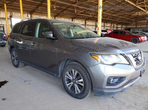 5N1DR2MM5JC607846 2018 NISSAN PATHFINDER Серый Передняя правая четверть