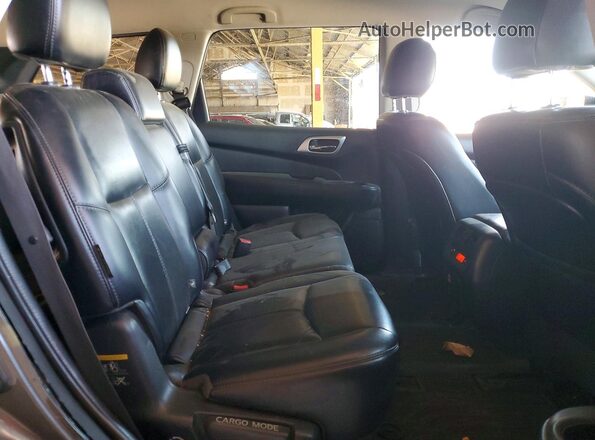 5N1DR2MM5JC607846 2018 NISSAN PATHFINDER Серый Вид задней части салона