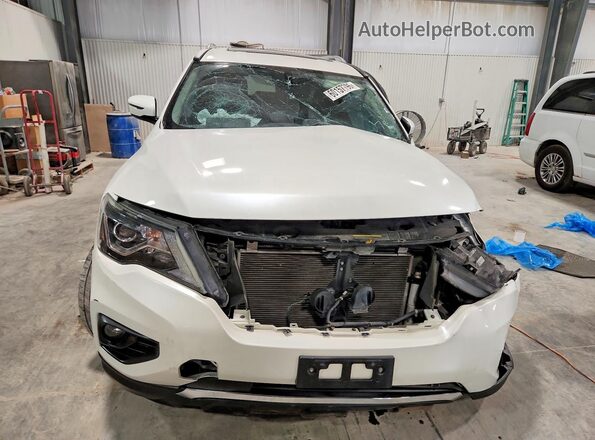 5N1DR2MM5JC637560 2018 NISSAN PATHFINDER Белый Вид спереди