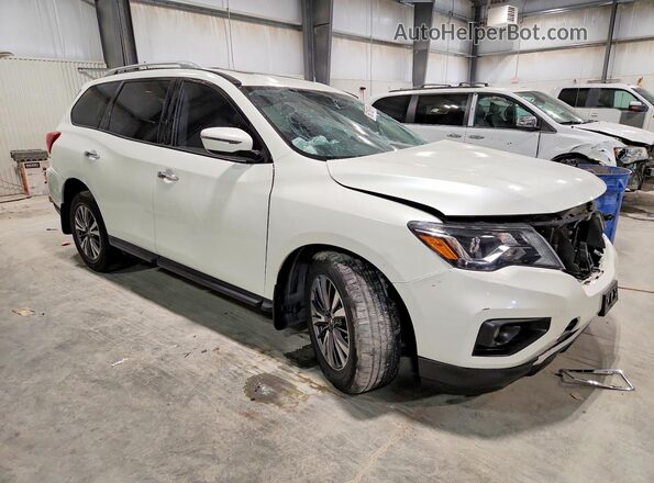 5N1DR2MM5JC637560 2018 NISSAN PATHFINDER Белый Передняя правая четверть