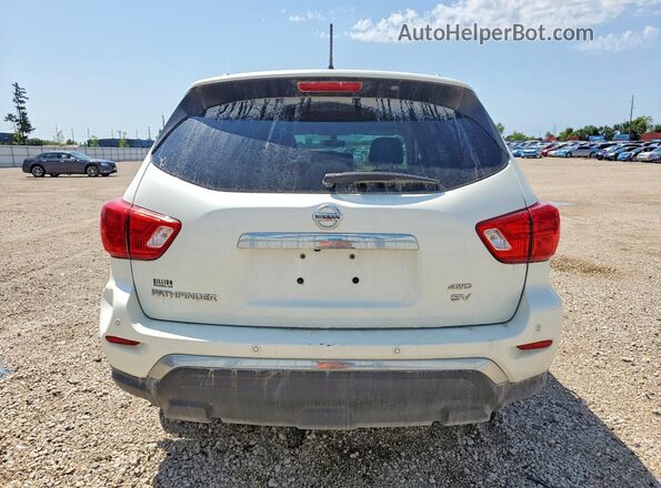5N1DR2MM5JC644587 2018 NISSAN PATHFINDER White უკანა ხედი