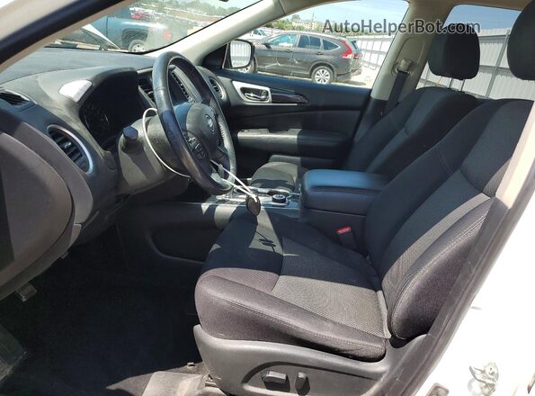 5N1DR2MM5JC644587 2018 NISSAN PATHFINDER White წინა სალონის ხედი